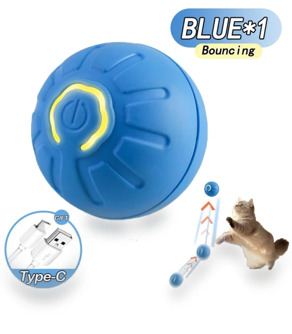 Interactive Jumping Ball for Cats — Balls, JUN JUN
