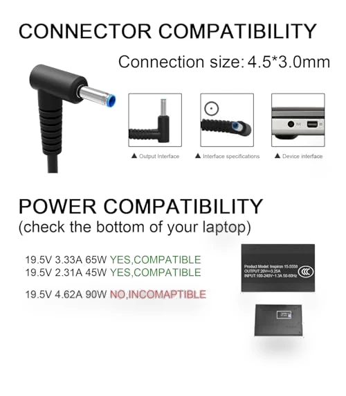 Laptop Power Adapter — Chargers & Adapters, HIBBO