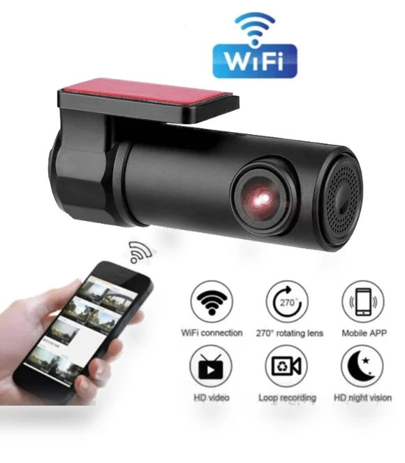 Mini HD 1080P Smart Wi-Fi Car Dash Camera — Dashboard Cameras, YJMP Auto Parts