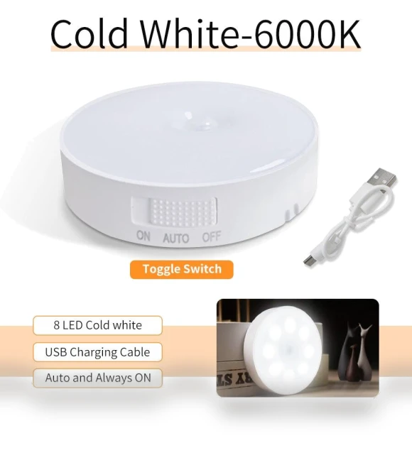Rechargeable LED Motion Sensor Light — Garden Illumination, Xiao Home