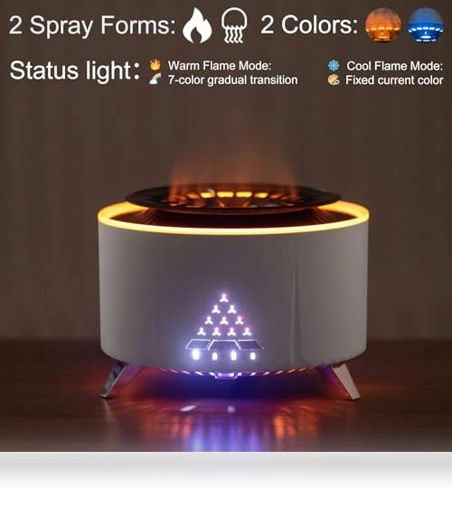 Small Cool Mist Humidifier & Essential Oil Diffuser — Air Moisturizers, HODEMI