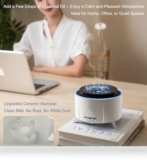 Small Cool Mist Humidifier & Essential Oil Diffuser — Air Moisturizers, HODEMI