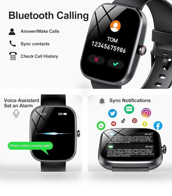 HD Smartwatch with Bluetooth Call — Smartwatches, WeurGhy