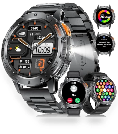 Smart Watch with Flashlight — Wearable Accessories, LIGE