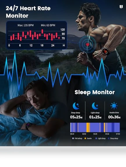 Smart Watch with Flashlight — Wearable Accessories, LIGE