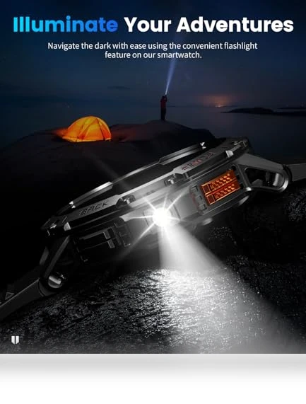 Smart Watch with Flashlight — Wearable Accessories, LIGE