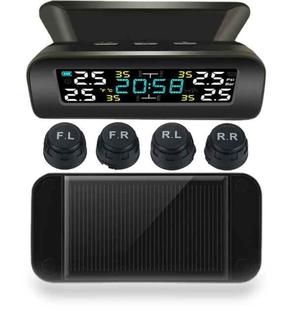 Solar Powered Smart Car TPMS LCD Display — TPMS Sensor Replacements, 888 Auto Parts Town