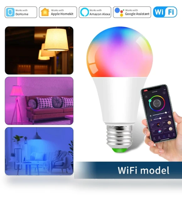 Wifi Bluetooth Smart Bulb — LED, BC Electrical Appliances