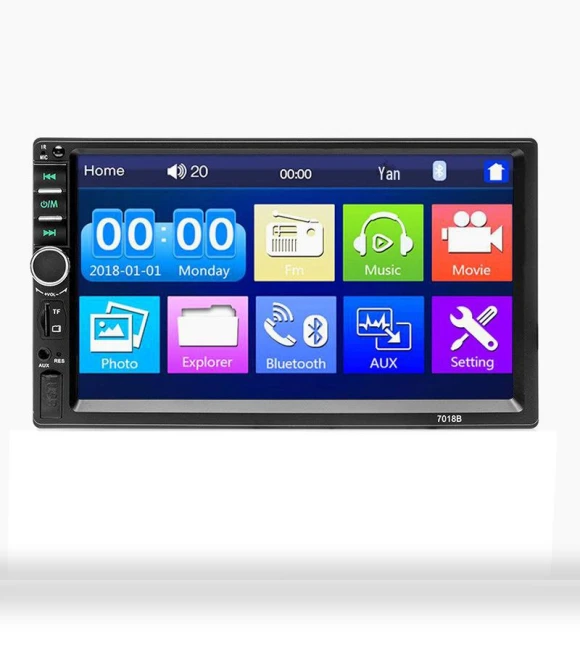 Car Radio 7 Dual DIN Bluetooth — Car Installation Essentials, AI Supermarket