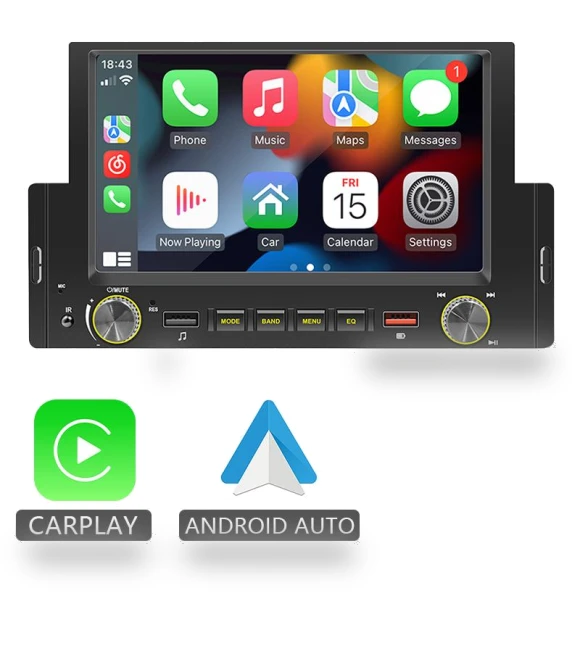 Car Radio with CarPlay and Android Auto — Stereo Receivers, SageTechnology