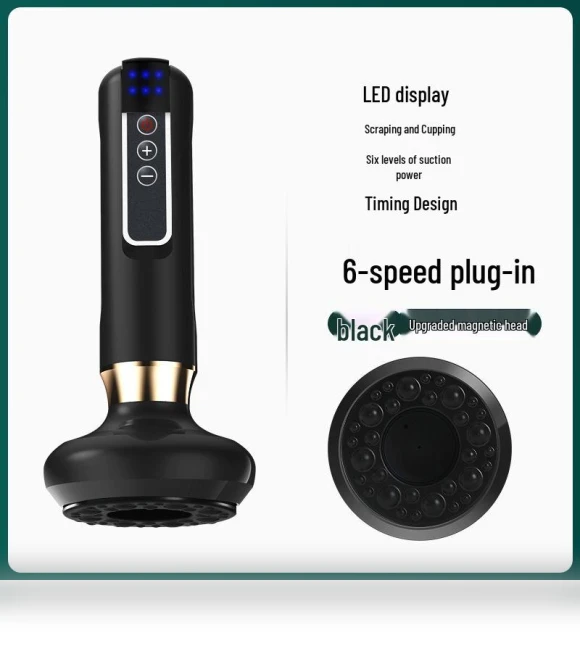 Intelligent Electric Gua Sha and Vacuum Therapy Device with Heating — Facial Steamers, the BAY