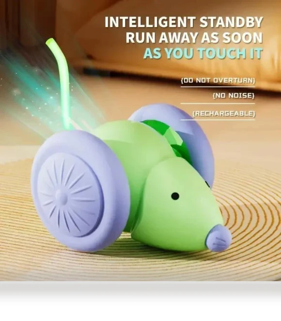 Interactive Pet Toy Electric Mouse Machine — Interactive Animal Companions, YJMP