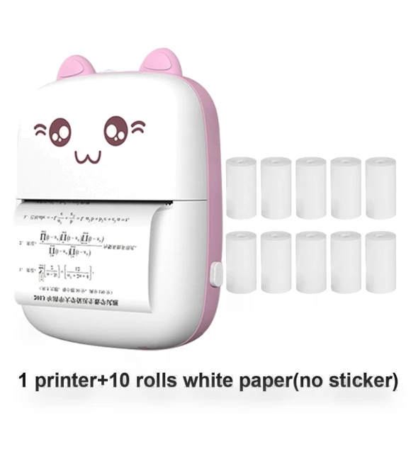 Mini Thermal Printer for Sticker Labels — Portable Printers, KGG Kids Smart Watch