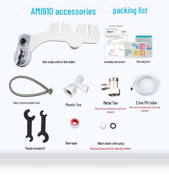 Non-electric Smart Toilet Seat with Bidet — Bathroom Essentials, WoW Home