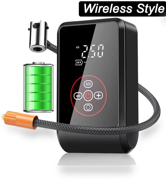 Portable Car Air Pump with Digital Display — Inflation Devices, LIAESMART