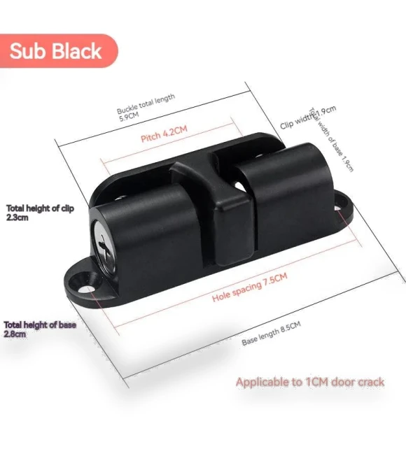Silent Suction Door Lock — Latches, Indoor Furniture