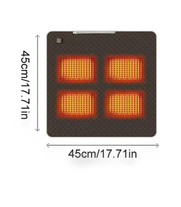 Smart Heated Blanket with 3 Heat Settings — Electric, Auto Accessories Home