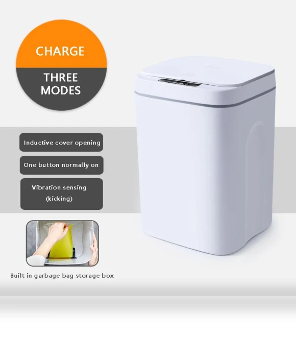 Smart Induction Trash Bin — Kitchen Cans, WTEMPO