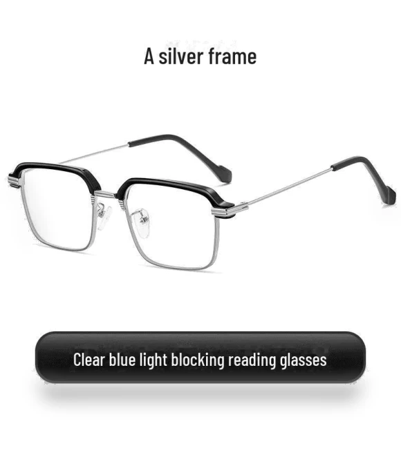 Smart Reading Glasses with Color-Changing Half-Frame — Smart Glasses, AI Supermarket
