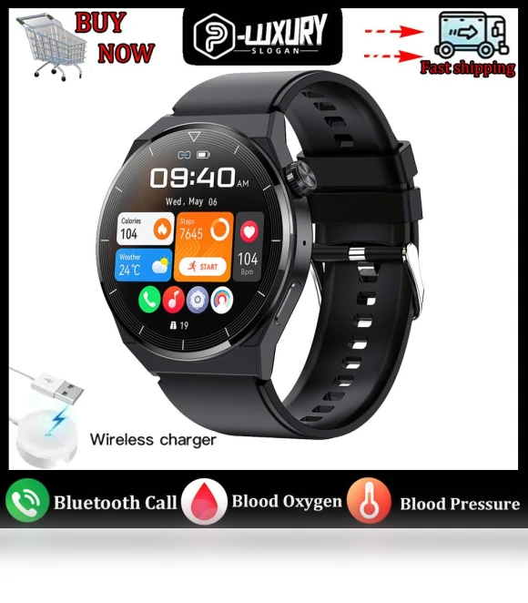 Smartwatch with AMOLED Display — Smartwatches, Tiktop2