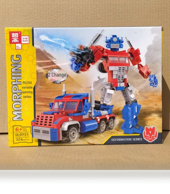 Wasp Mech 2-in-1 Robot and Race Car Building Blocks Toy — Construction Kits, Take One
