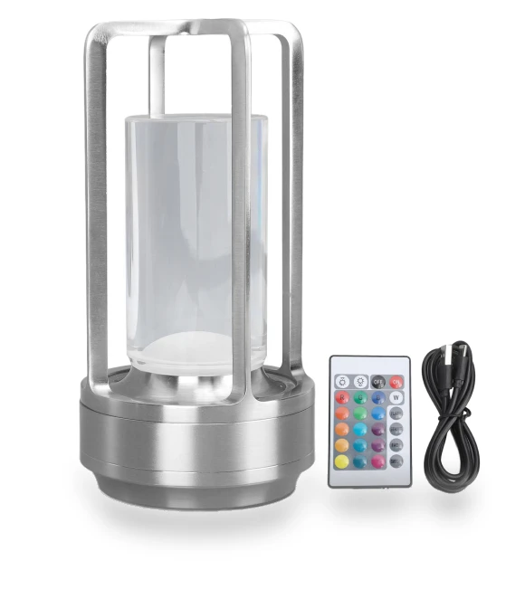 Wireless Desk Lamp with Crystal Shade — Study & Desk Lighting, KONNWEI