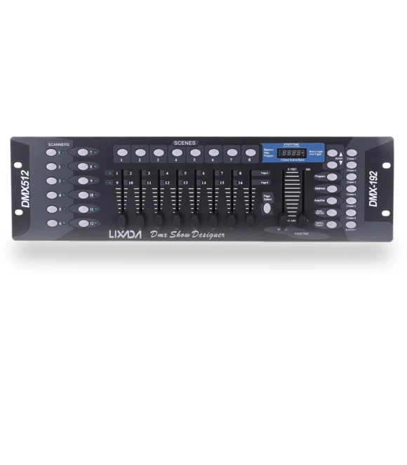 192 Channel DMX512 Controller — Powered Mixers, Lixada