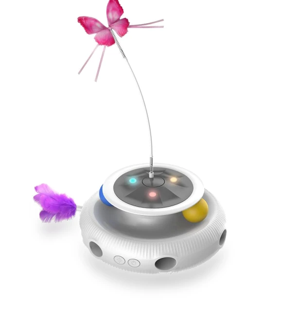 3-in-1 Electric Cat Toys Self Hi Cat Teaser — Cat Playthings, Smart Pet Supplies