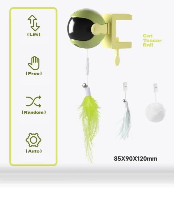 Automatic Cat Teaser Toy — Cat Playthings, Smart Pet Supplies