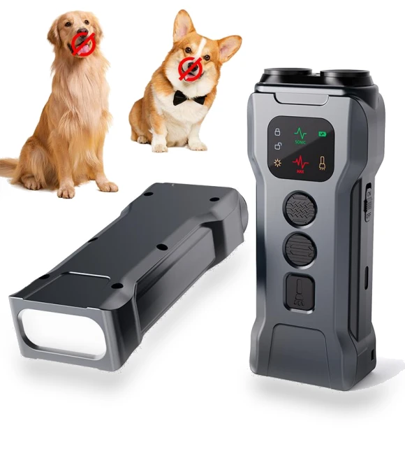 Dog Barking Deterrent Device with LED Flashlight — Sonic Deterrents, Smart Pet Supplies