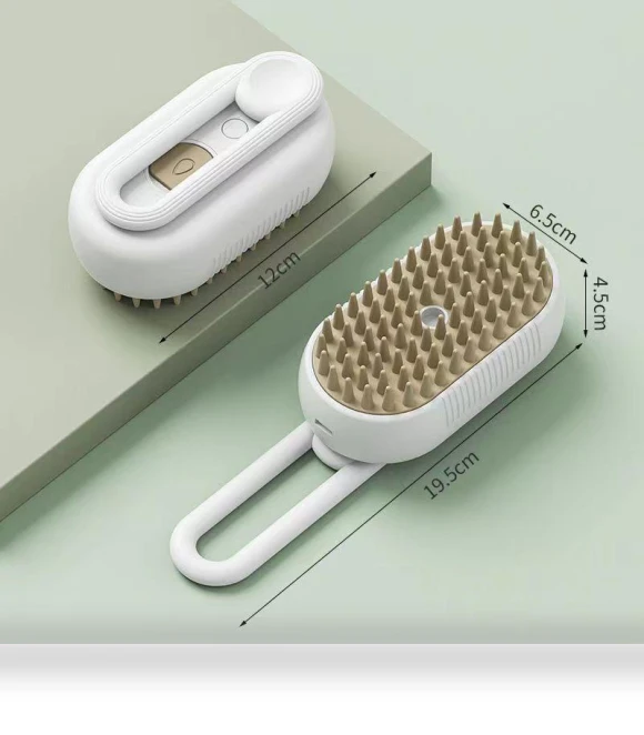Electric Pet Grooming Brush with Steam — Brushes, Smart Pet Supplies