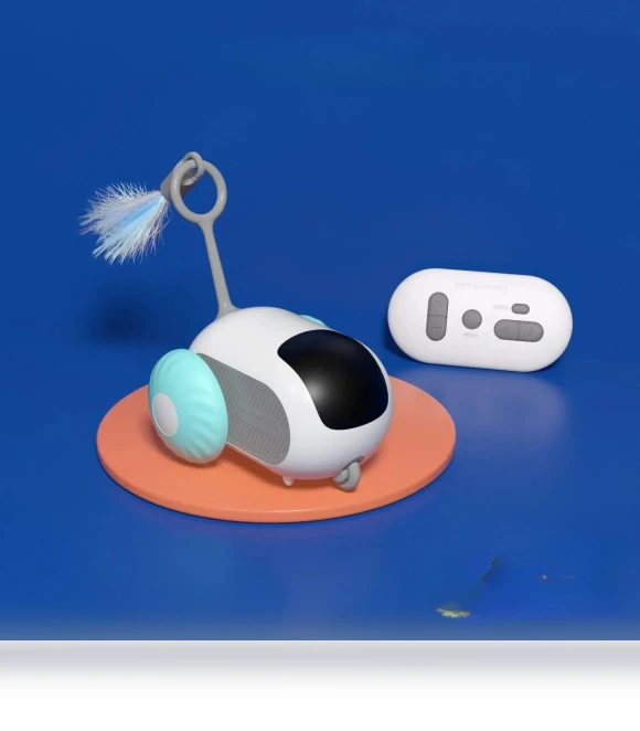 Intelligent Sports Car with Remote Control — Interactive Animal Companions, Smart Pet Supplies