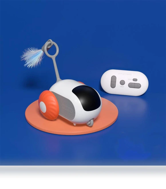 Intelligent Sports Car with Remote Control — Cat Playthings, Smart Pet Supplies