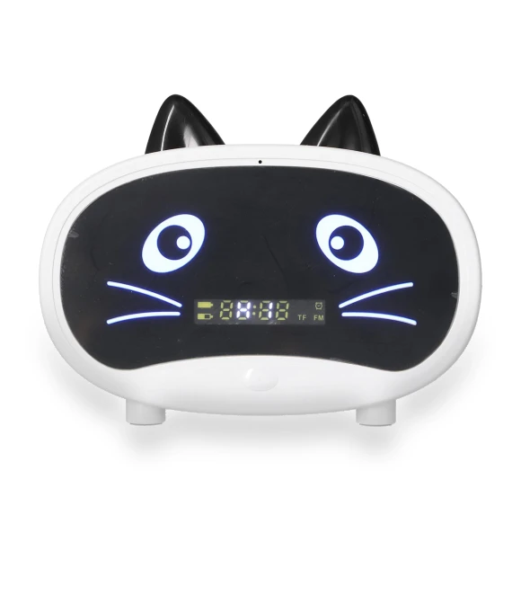 Mini Cartoon Speaker with Cat Ears Design — Alarms & Clocks, Tooarts