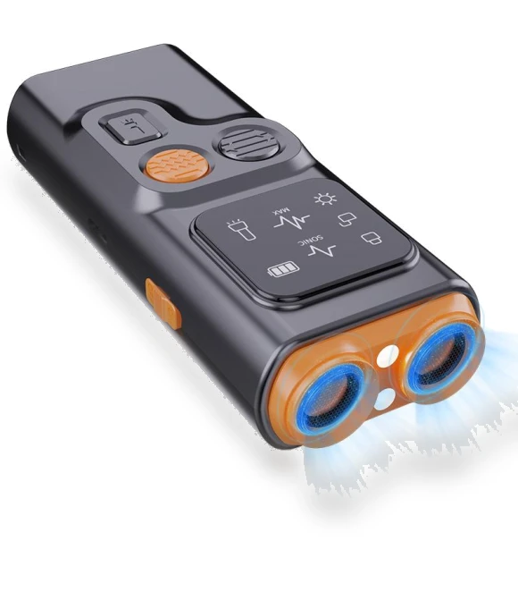 Portable Anti-Bark Device with Flashlight — Sonic Deterrents, Smart Pet Supplies