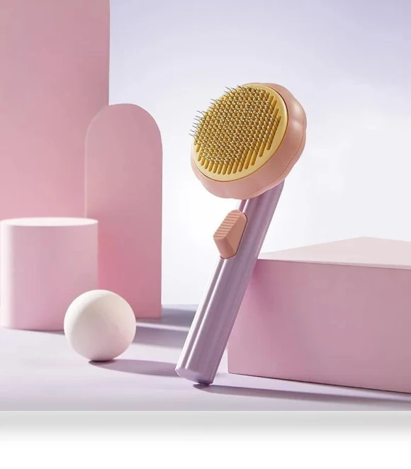Self-Cleaning Pet Brush — Brushes, Smart Pet Supplies