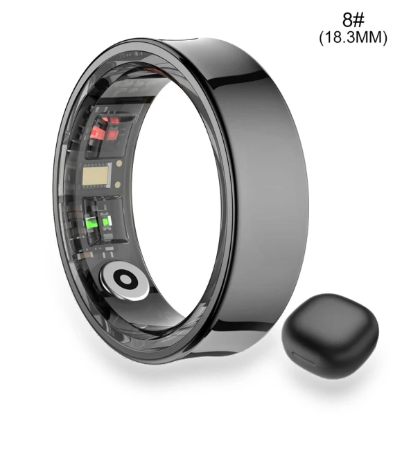 Smart Ring with Charging Case — Wearable Accessories, SACOSDING