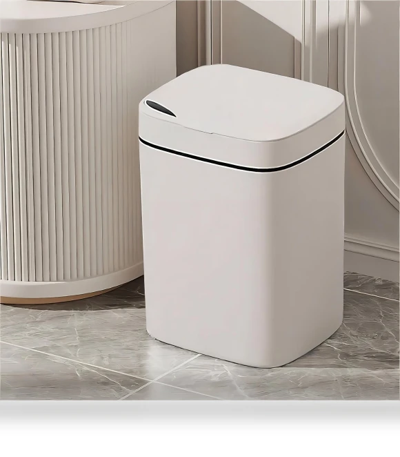 Smart Touchless Trash Can for Bathroom — Waste Baskets, Refreshing Home