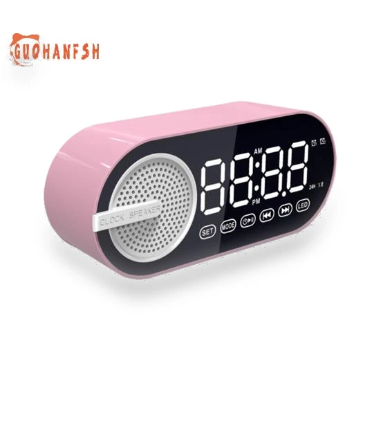 Smart Wireless Speaker with Dual Alarm — Portable Audio Solutions, Factory Discount Outlet