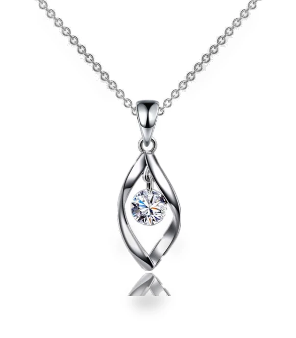 Smart Women's Pendant Necklace with Rotating Water Drop Design — Smart Jewelry, Allbestart