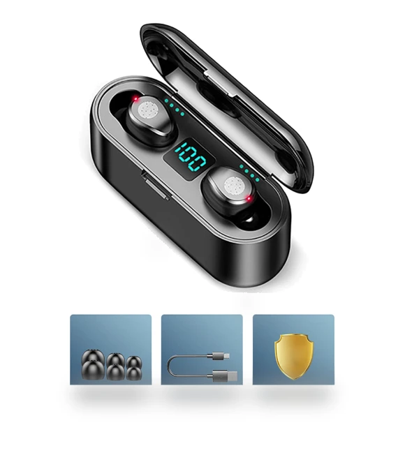 Bluetooth Headphones with Touch Control — In-Ear Headphones, DIYelecs