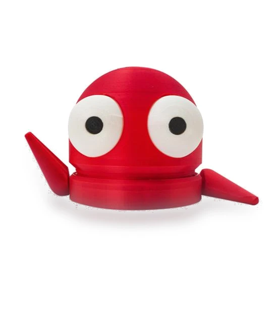 Cartoon Red Piggy Bank Robot with Movable Arm — Savings & Piggy Banks, Kitty Cat House