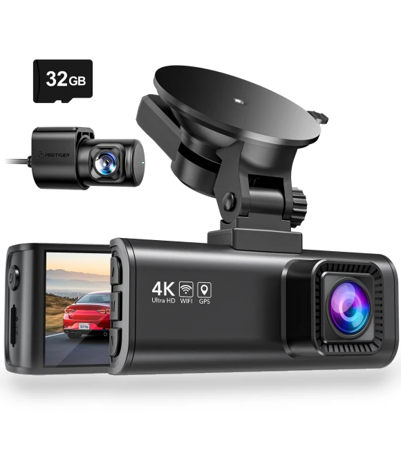 Novelty Dash Cam Front and Rear Camera — Dashboard Cameras, REDTIGER