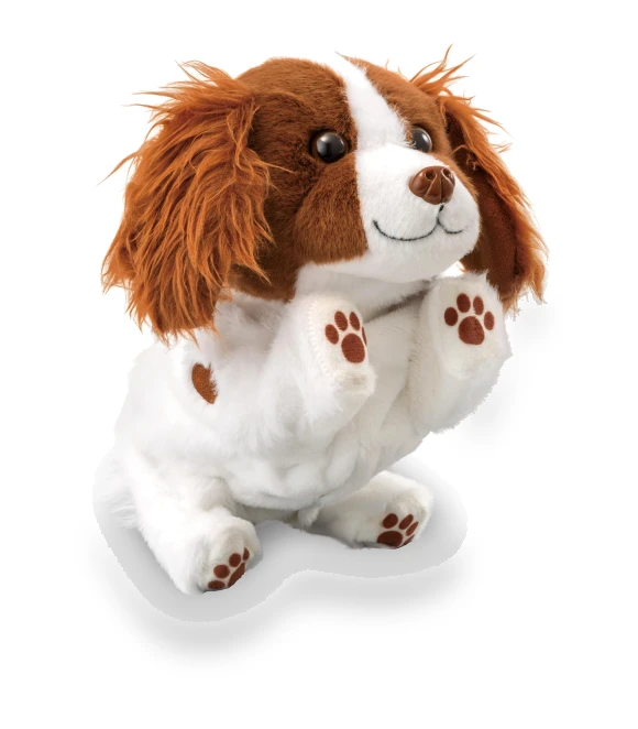 High Five Upside Down Showtime Moving Plush Toy Dog Robot — Interactive, AGATSUMA