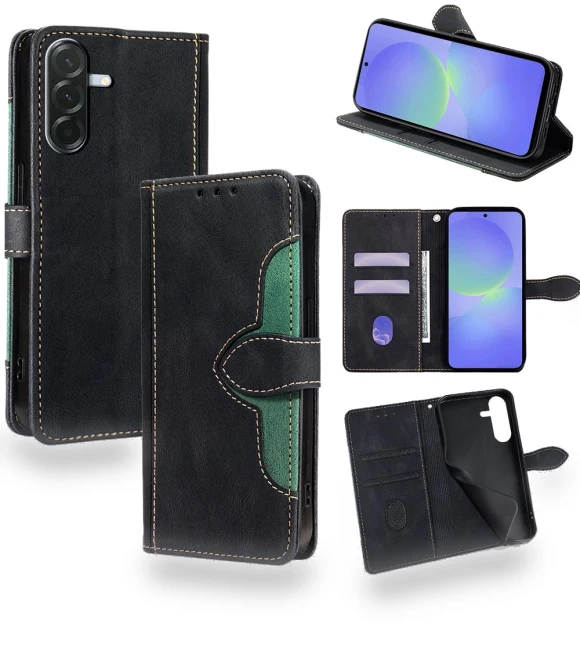 Leather Wallet Phone Cover with Straw Hat Magnetic Clasp — Bumpers, Smartwatch 2025