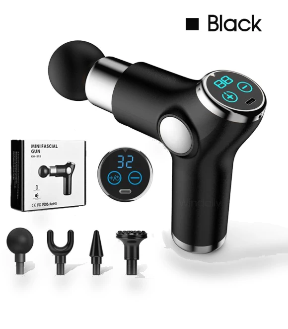 Massage Gun with LCD Display and Touch Screen — Back Relief Solutions, PRISMA