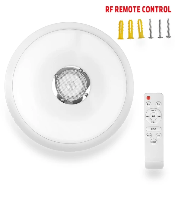 RGB Ceiling Light with Bluetooth Speaker — Overhead Lighting, Decor Dream