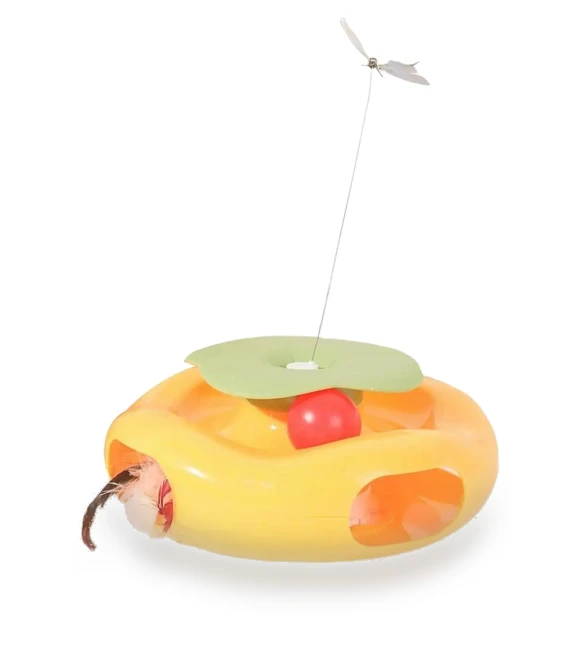 Smart Interactive Cat Toy with Built-in Feather Butterfly — Cat Playthings, JIOUjitang