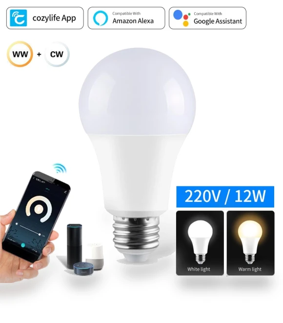 Smart LED Light Lamp — LED, Build My Home
