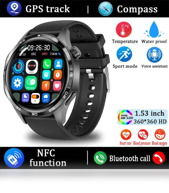 Smart Watch GT5 PRO — Smartwatches, QLY Online